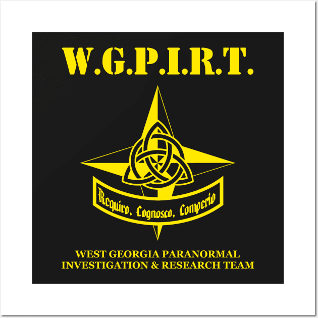 WGPIRT Star logo (Gold) Wall Art by J. Rufus T-Shirtery